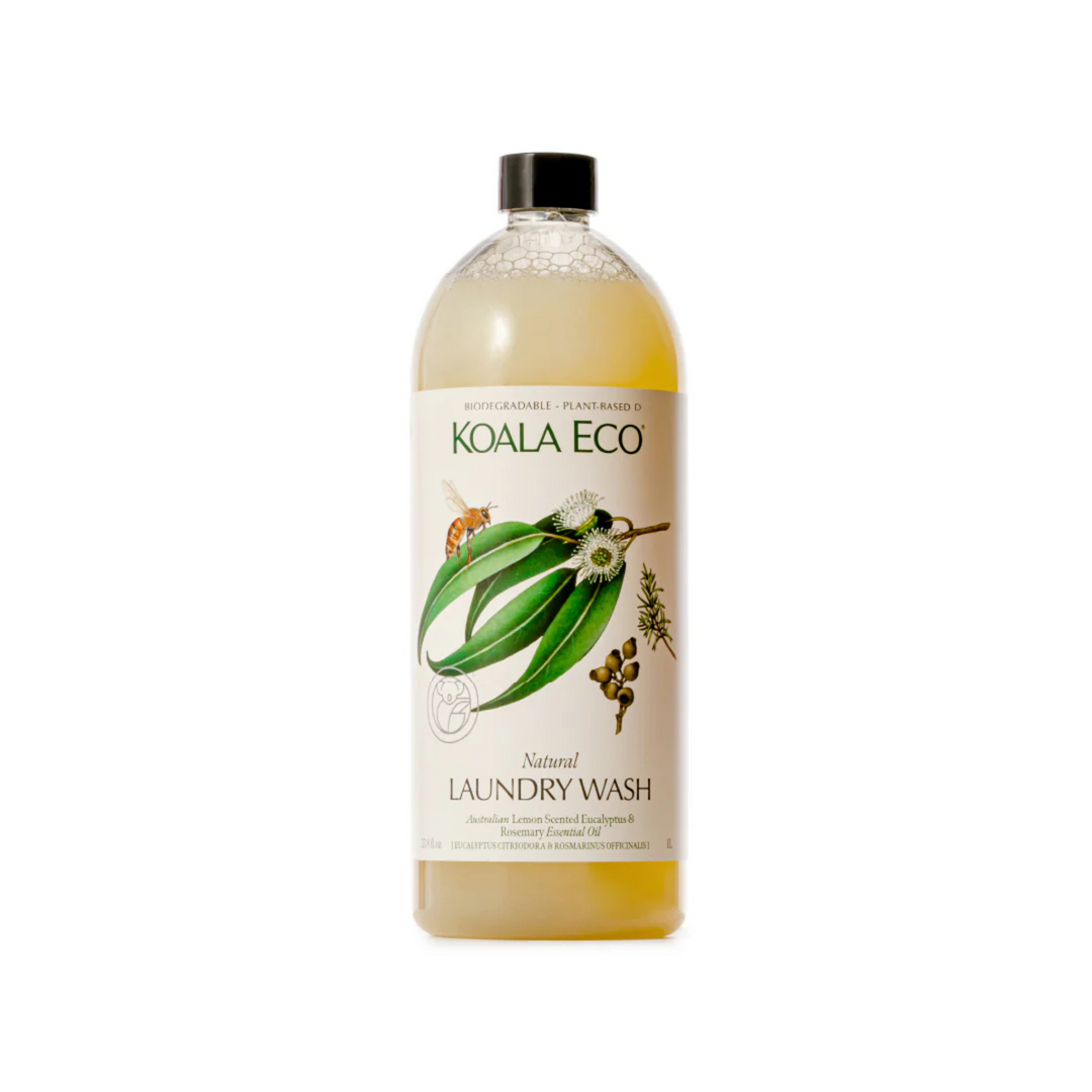 Natural Laundry Wash Lemon Scented Eucalyptus & Rosemary Refill 1000ml