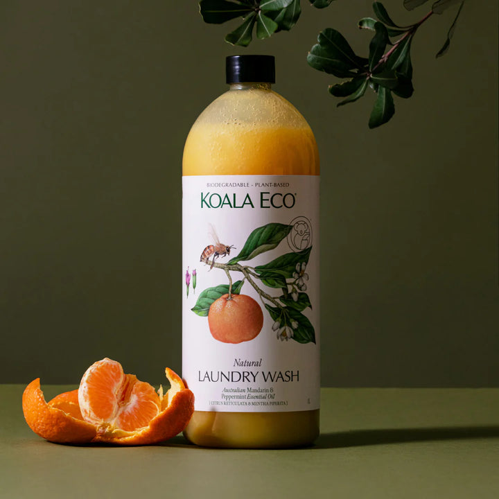 Natural Laundry Wash Mandarin & Peppermint Refill 1000ml