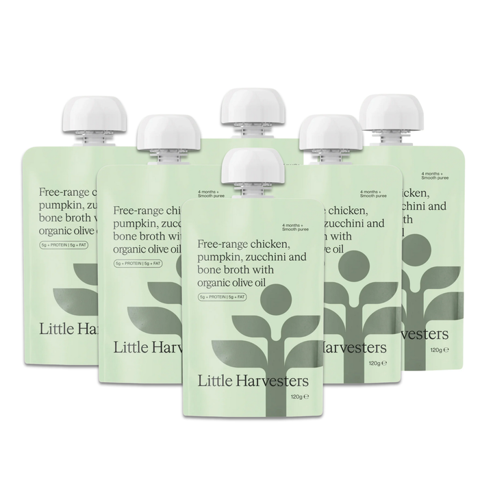 Little Harvesters Puree Pouch Free-Range Chicken, Pumpkin and Zucchini