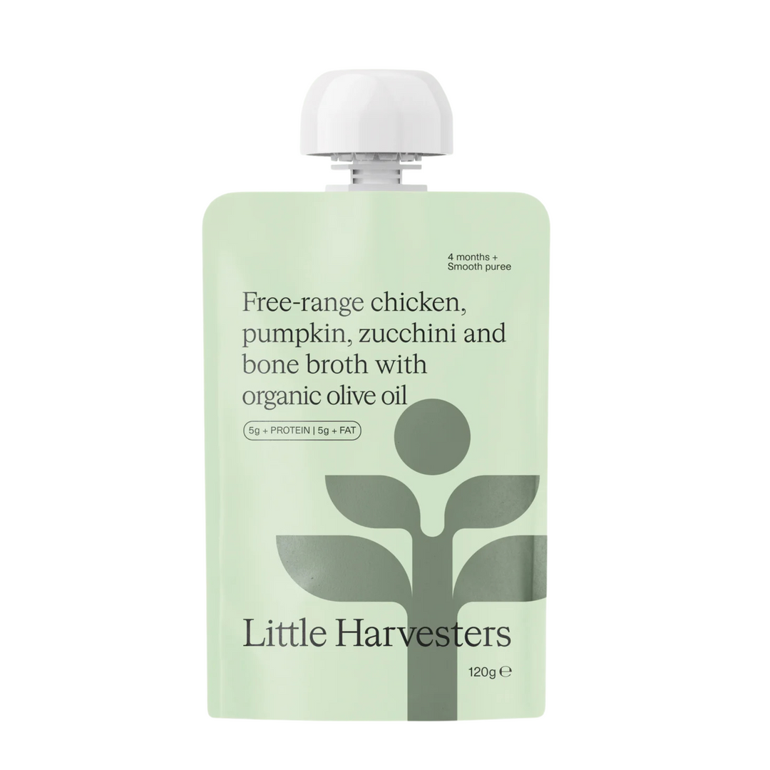 Little Harvesters Puree Pouch Free-Range Chicken, Pumpkin and Zucchini