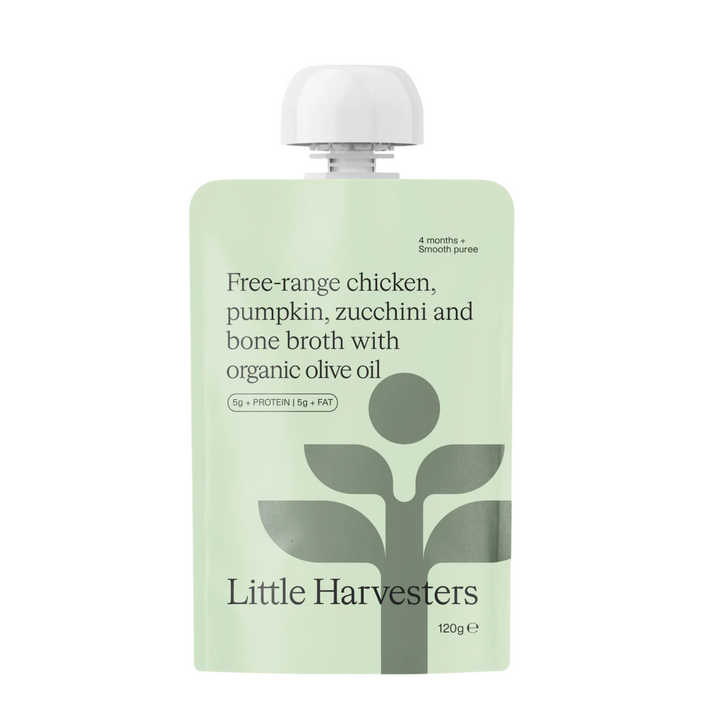 Little Harvesters Puree Pouch Free-Range Chicken, Pumpkin and Zucchini