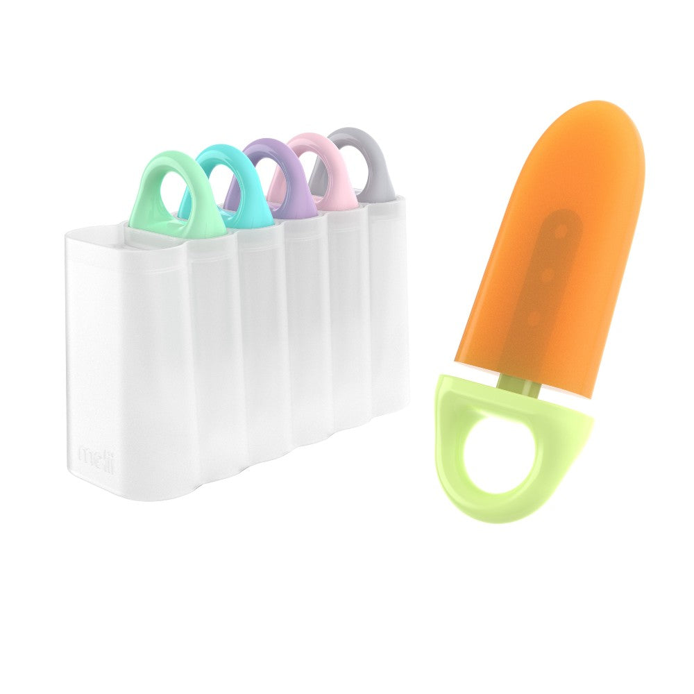 Melii 6 Piece Ice Pop Moulds With Tray