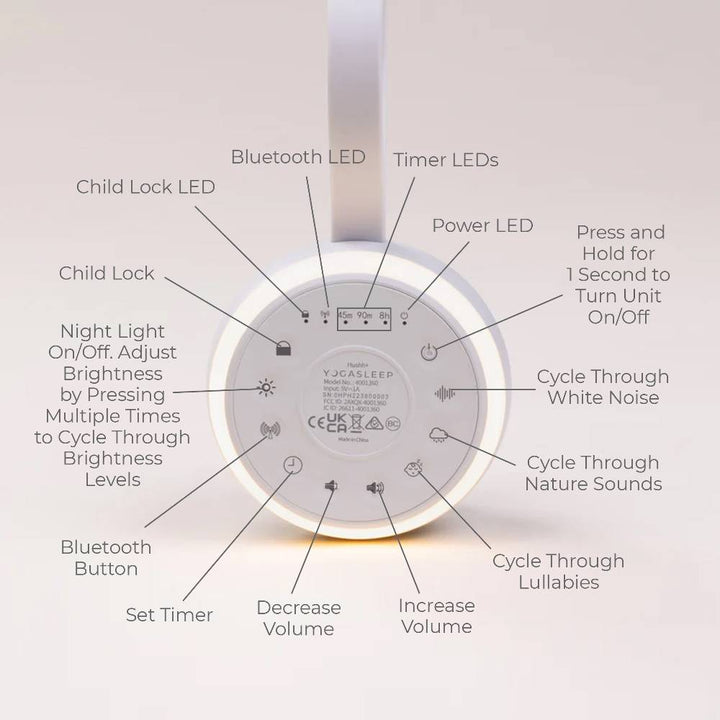 Hushh+ Sound Machine and Nightlight