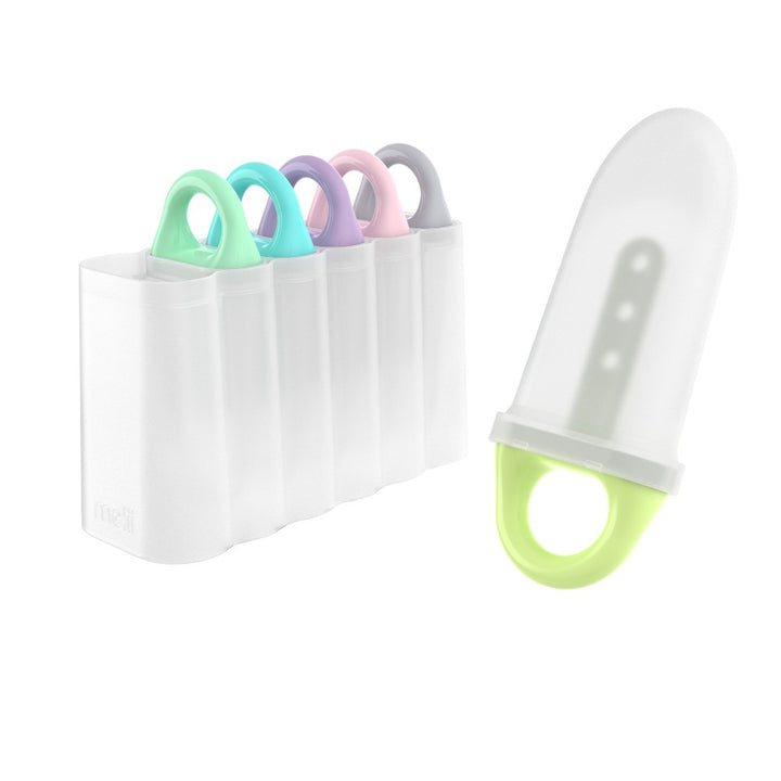 Melii 6 Piece Ice Pop Moulds With Tray