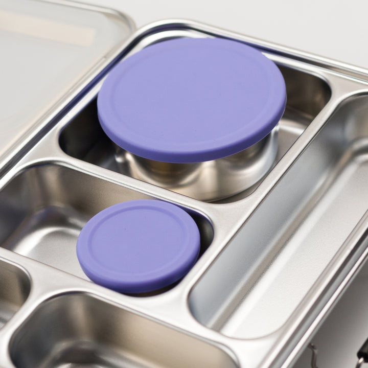 Stainless Steel Lunchbox Dipper Set Lavender