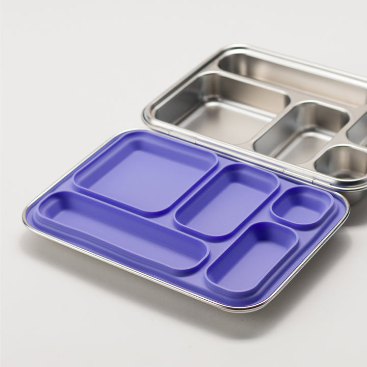 'Colours' Stainless Steel Lunch Box Lavender