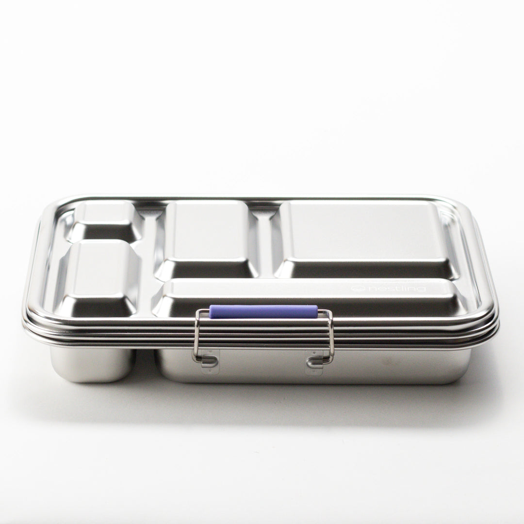 'Colours' Stainless Steel Lunch Box Lavender