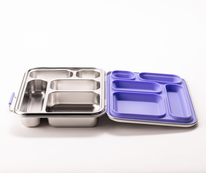 'Colours' Stainless Steel Lunch Box Lavender