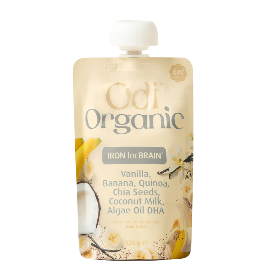 Odi Organic Vanilla And Coconut Puree Pouch