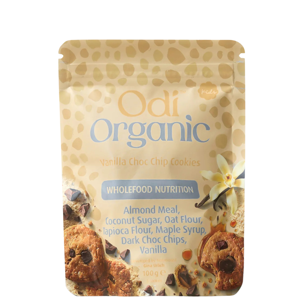 Odi Organic Vanilla Choc Chip Cookies