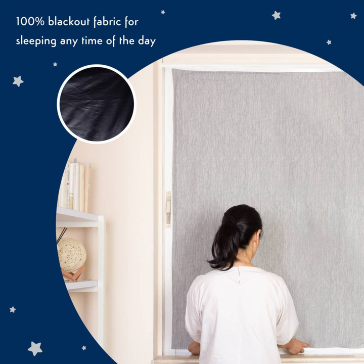 Total Eclipse Portable Blackout Blind Grey