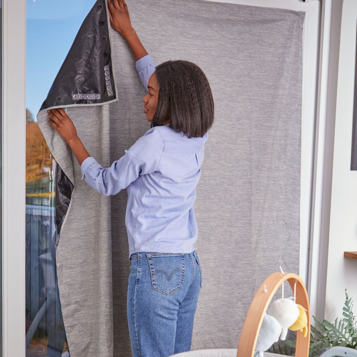 Total Eclipse Portable Blackout Blind Grey
