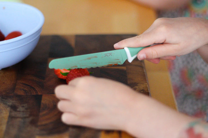 Kiddikutter Child Safe Knife Sea Green