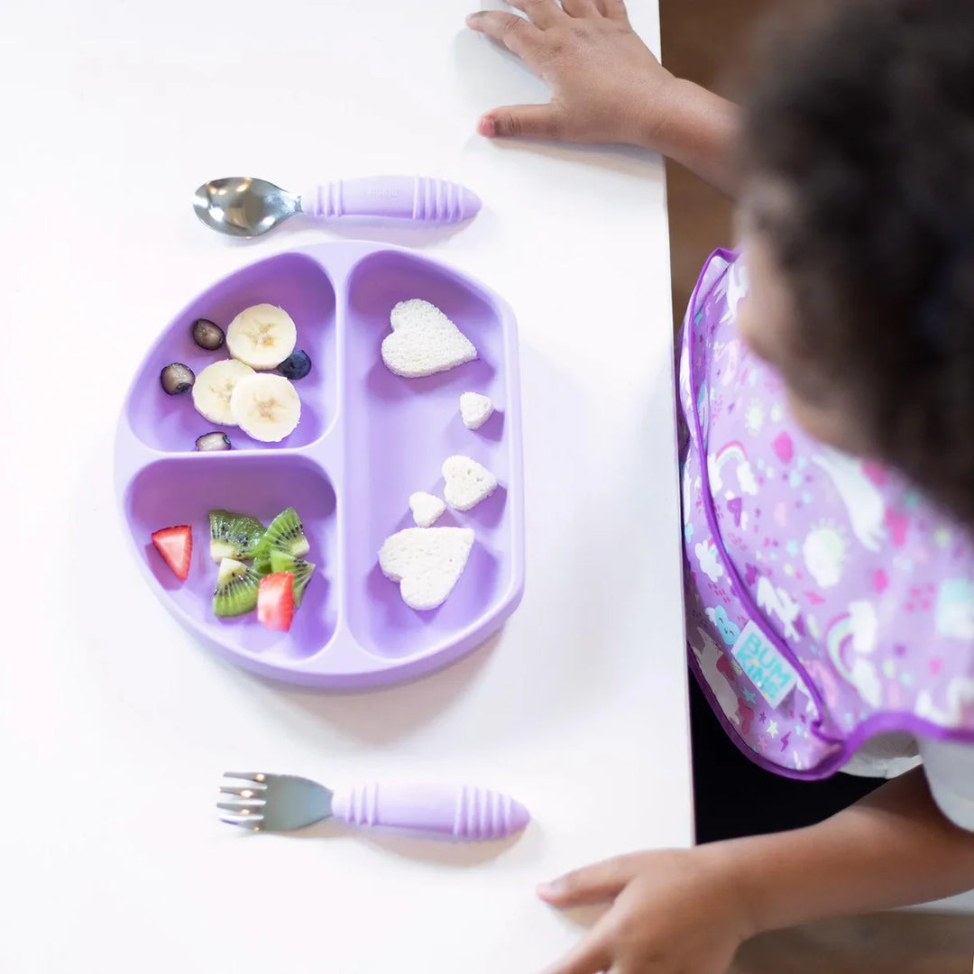Bumkins Spoon and Fork Set Lavender