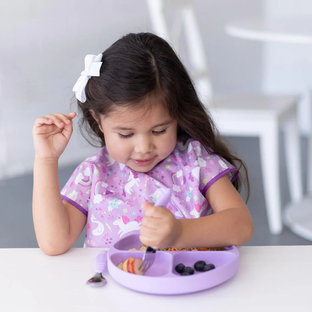 Bumkins Spoon and Fork Set Lavender