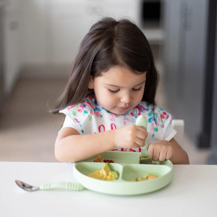 Bumkins Spoon and Fork Set Sage