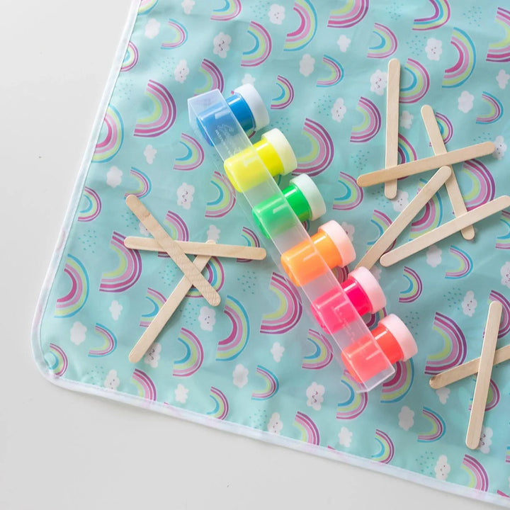 Waterproof Splat Mat Rainbows