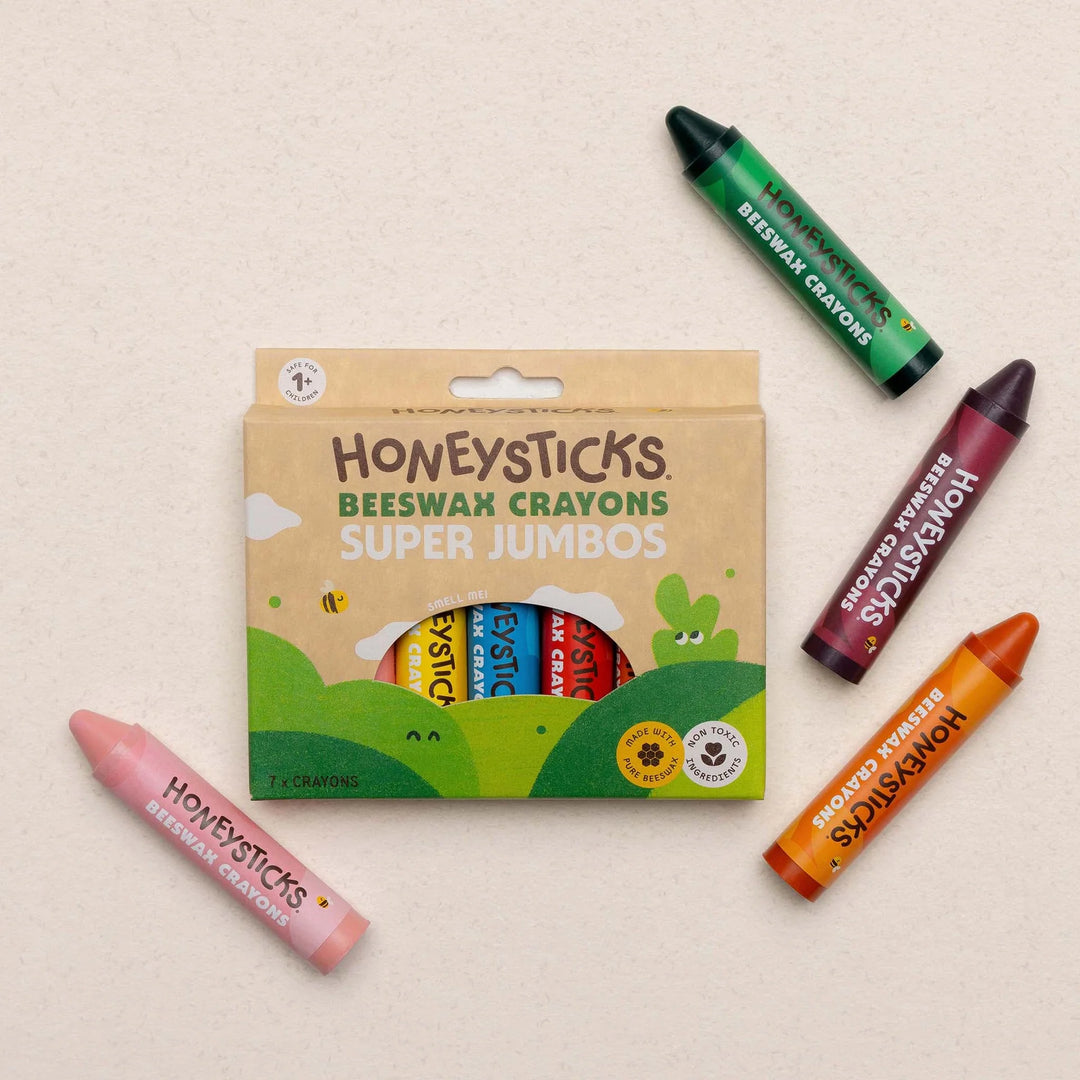 Honeysticks Beeswax Crayons Super Jumbos 7pk