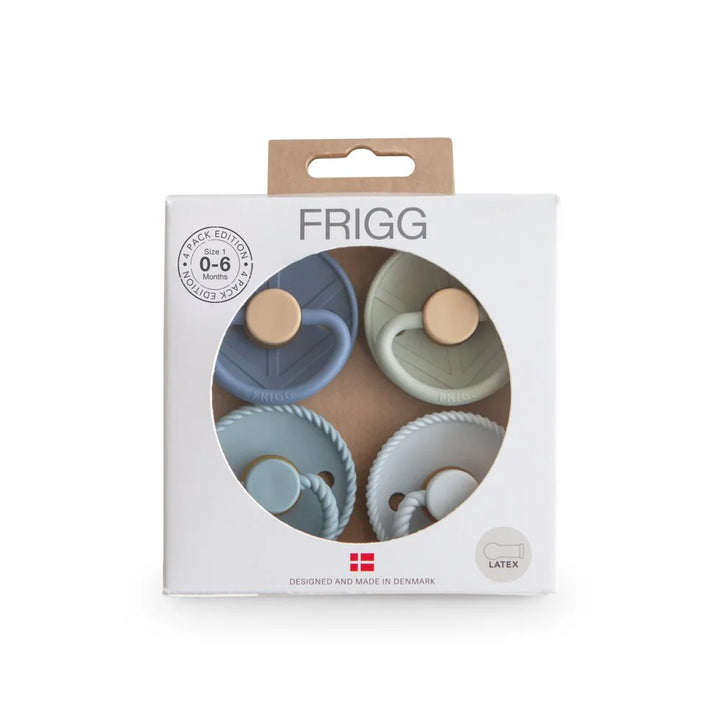 4 Pack Silicone Pacifier Skyline Serenity