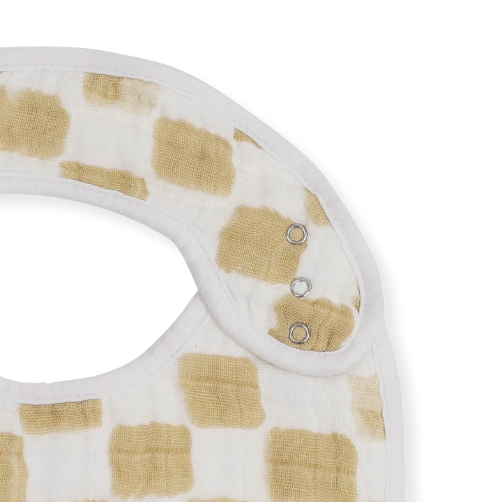 3 Pack Muslin Classic Bib Adobe Checker