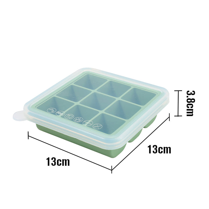 Baby Food & Breast Milk Tray Nine Compartments Blush