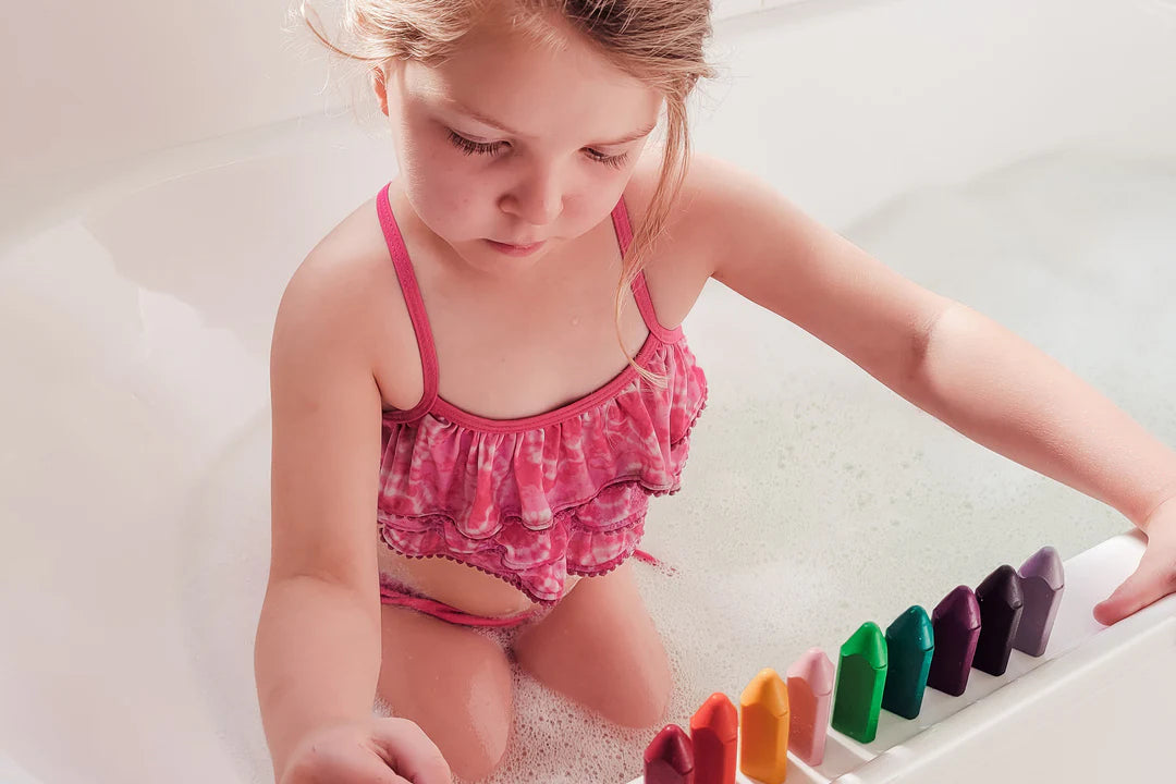Bath Crayons Triangle 10 Pack