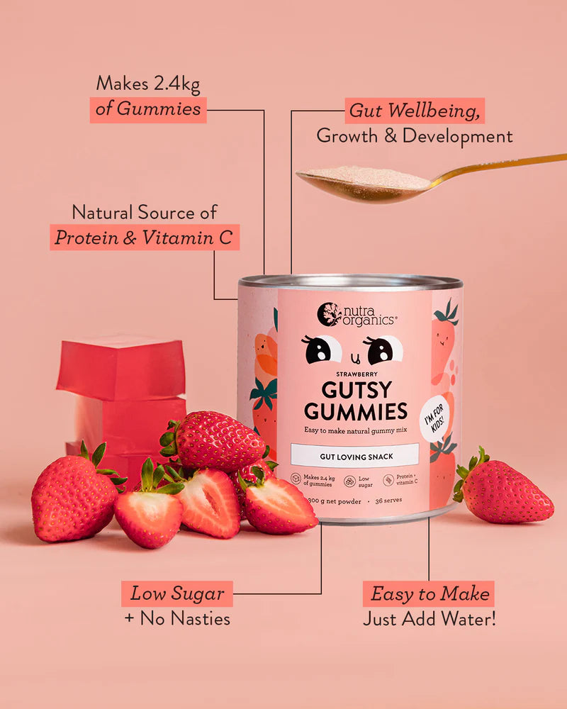 Nutra Organics Gutsy Gummies 150g