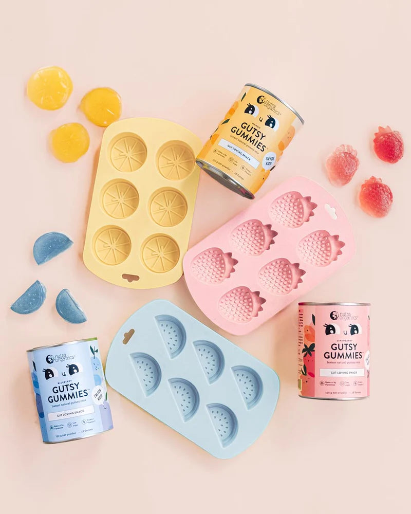 Nutra Organics Gummy Moulds 3 Pack