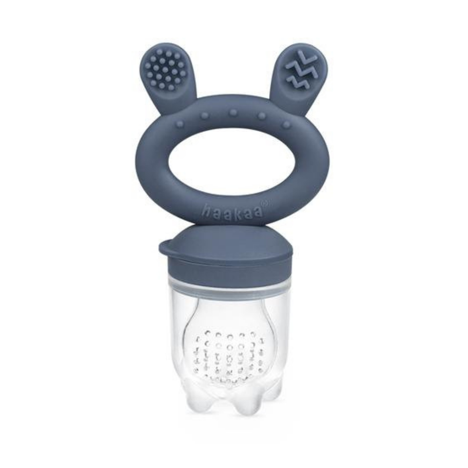 Fresh Food Feeder & Cover Steel Blue