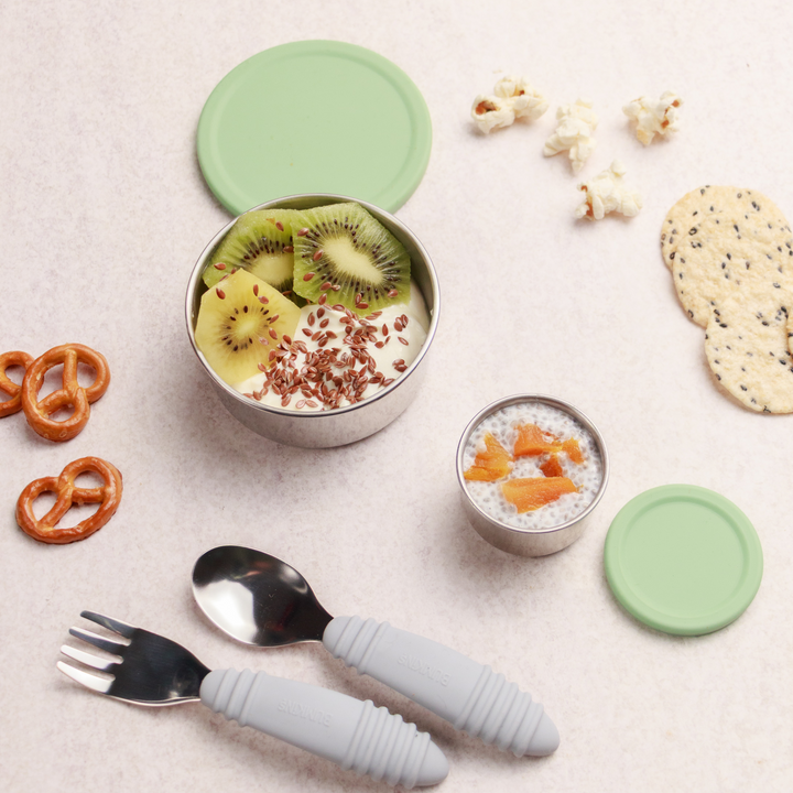 Nestling Stainless Steel Lunchbox Dipper Set