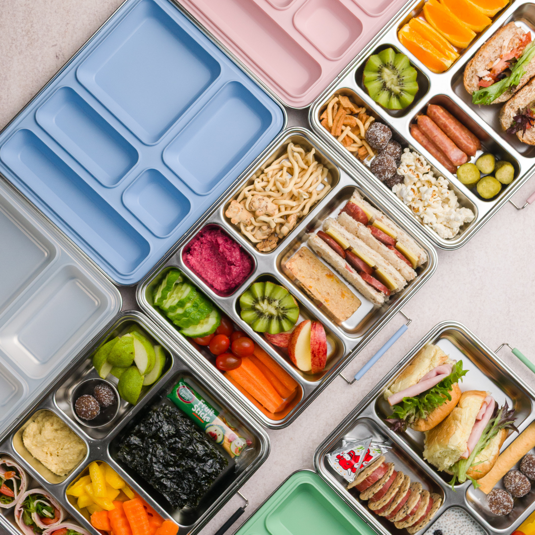 Nestling 'Colours' Stainless Steel Jumbo Bento Box