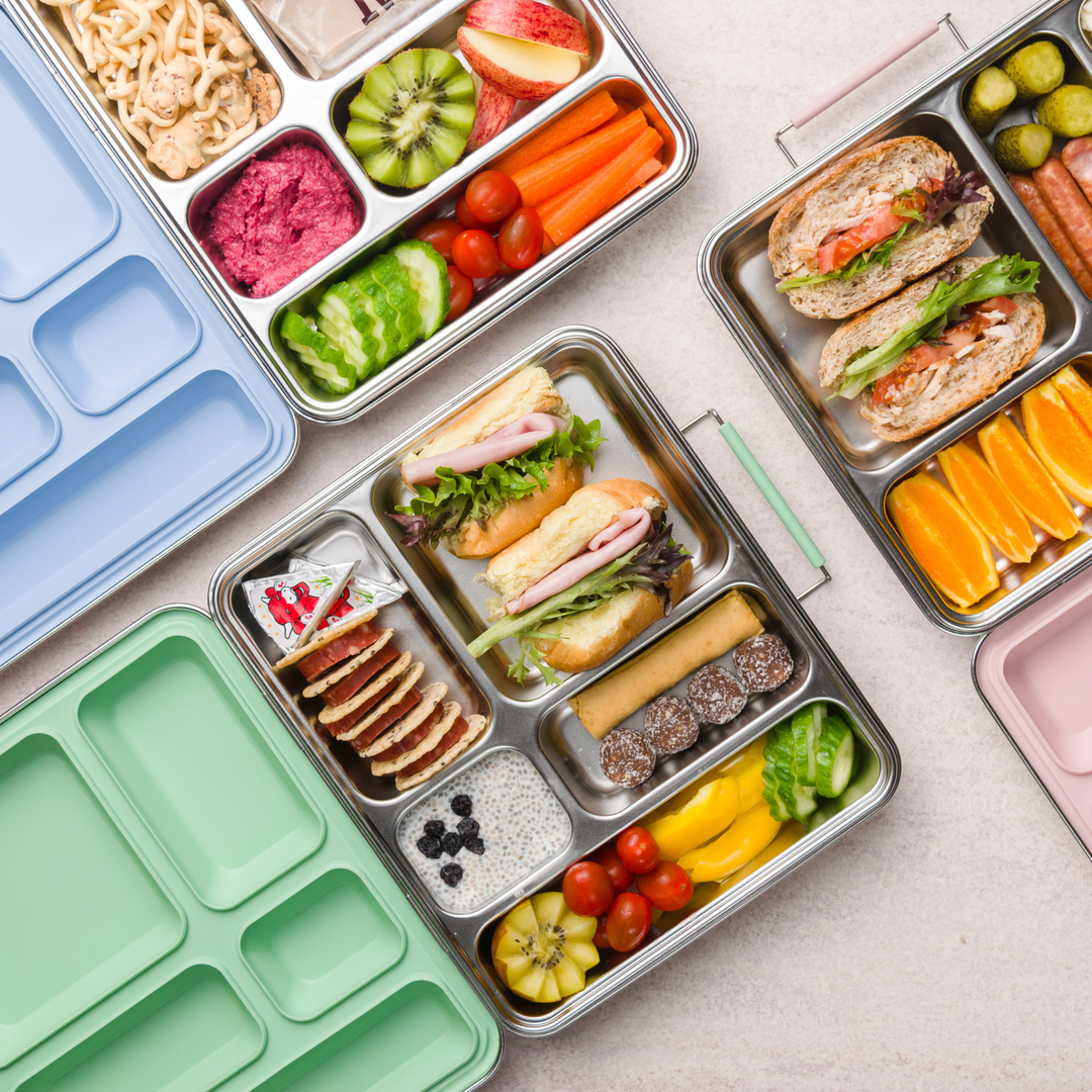 Nestling 'Colours' Stainless Steel Jumbo Bento Box