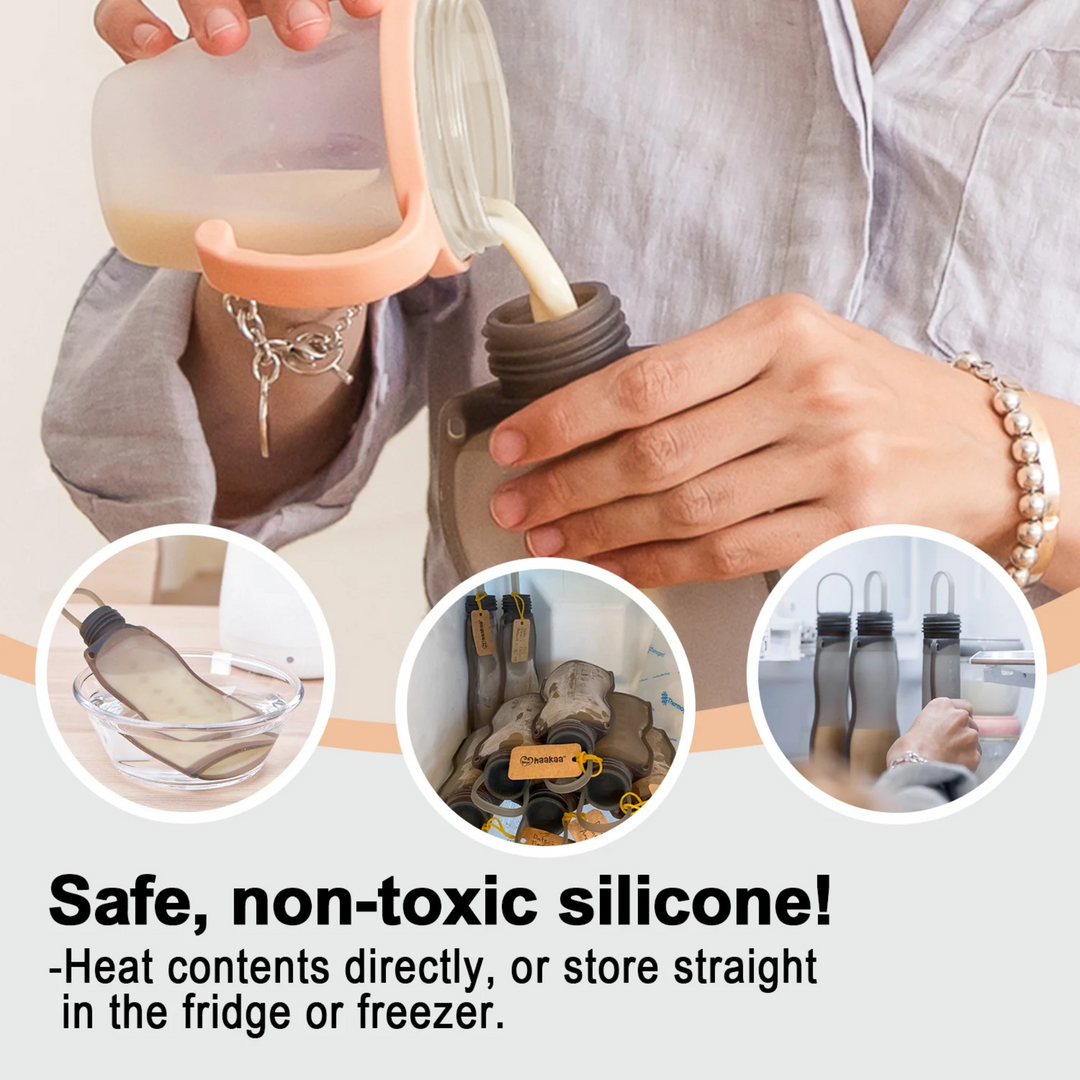 Haakaa Silicone Breast Milk Storage Bag 2pk