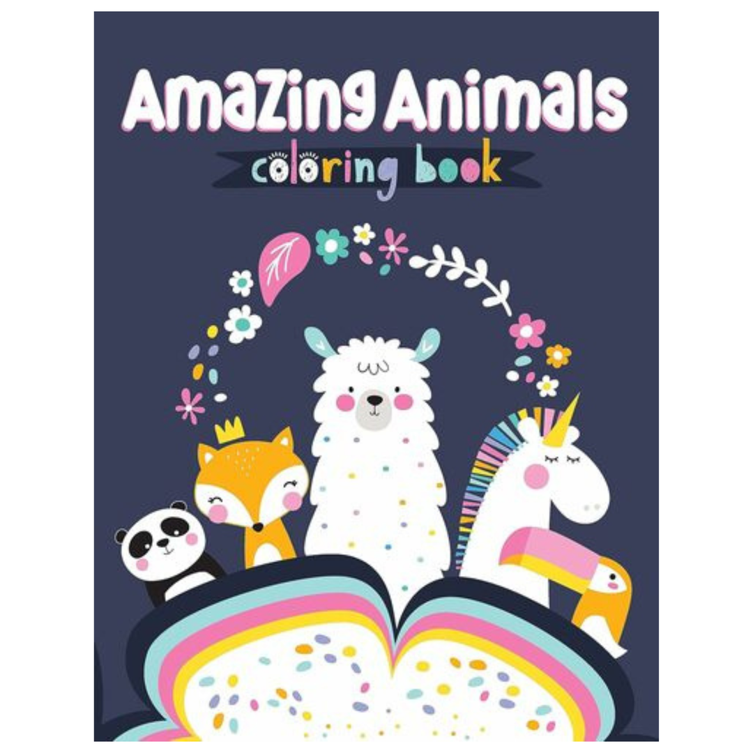 Amazing Animals Coloring Book