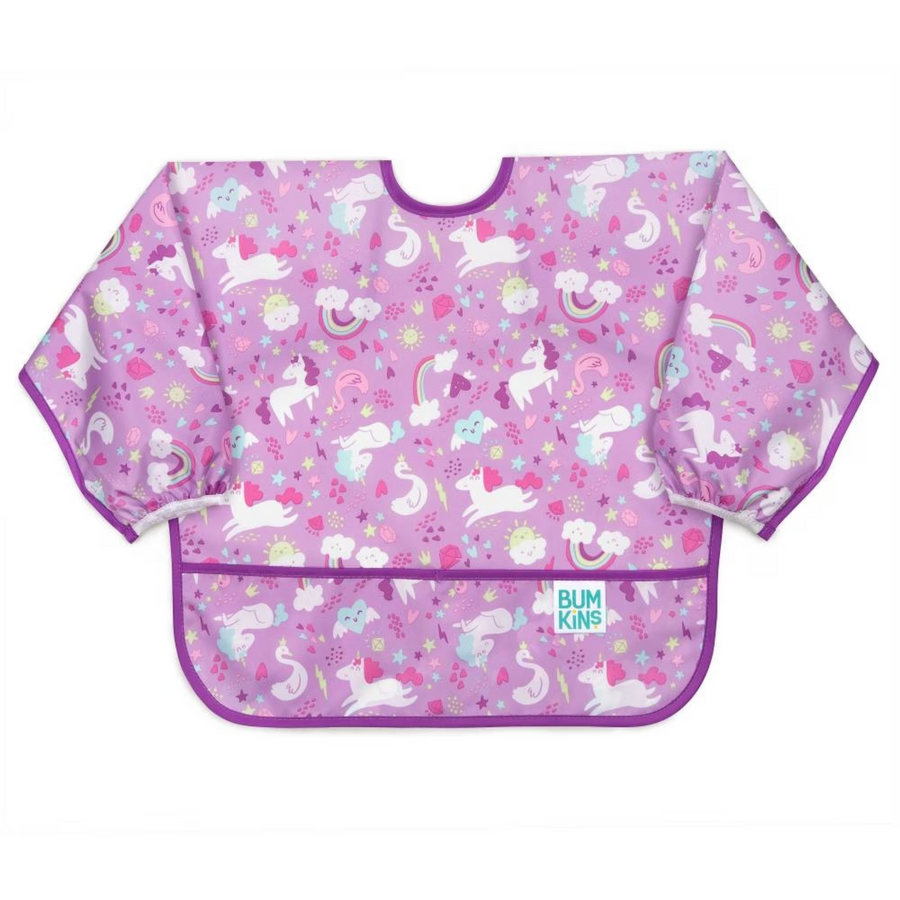 Unicorn sleeved bib
