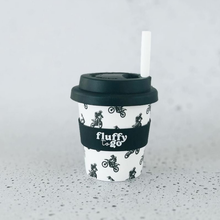 Reusable Hot Choccy Cup 235ml Mini Moto