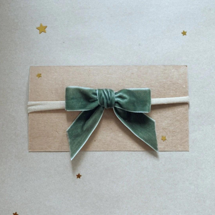 Velvet Headband Sage