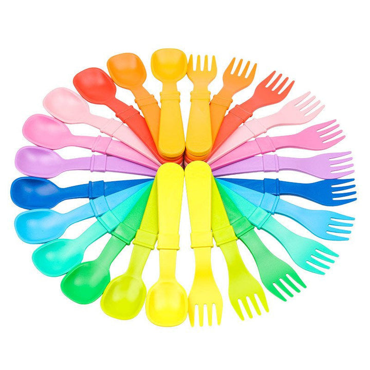 Fork and Spoon Set Ice Blue